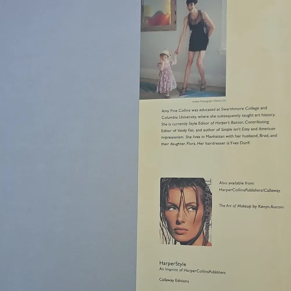 Amy Fine Collins Hair Style Hardcover Illustrated w/ Dust Jacket